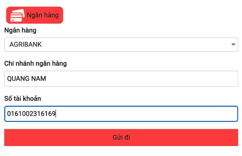 Bước 1: Kết nối ví ngân hàng của bạn