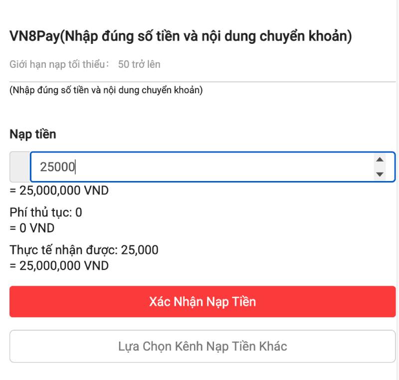 Hướng dẫn chi tiết cách nạp tiền 007win từng bước