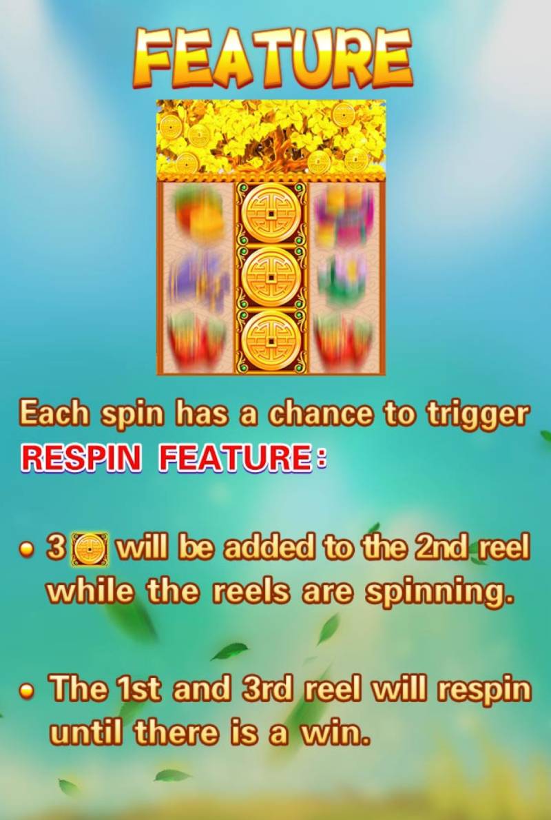 Cây Hái Ra Tiền 007win – Slot Game Mang Linh Khí Tài Lộc 3 Tính năng Respin – Cơ hội hồi sinh cho mỗi vòng quay